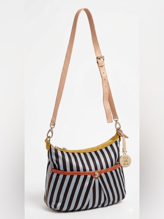 henri bendel Handbags - Henri Bendel Rare Centennial Stripe Canvas Crossbody